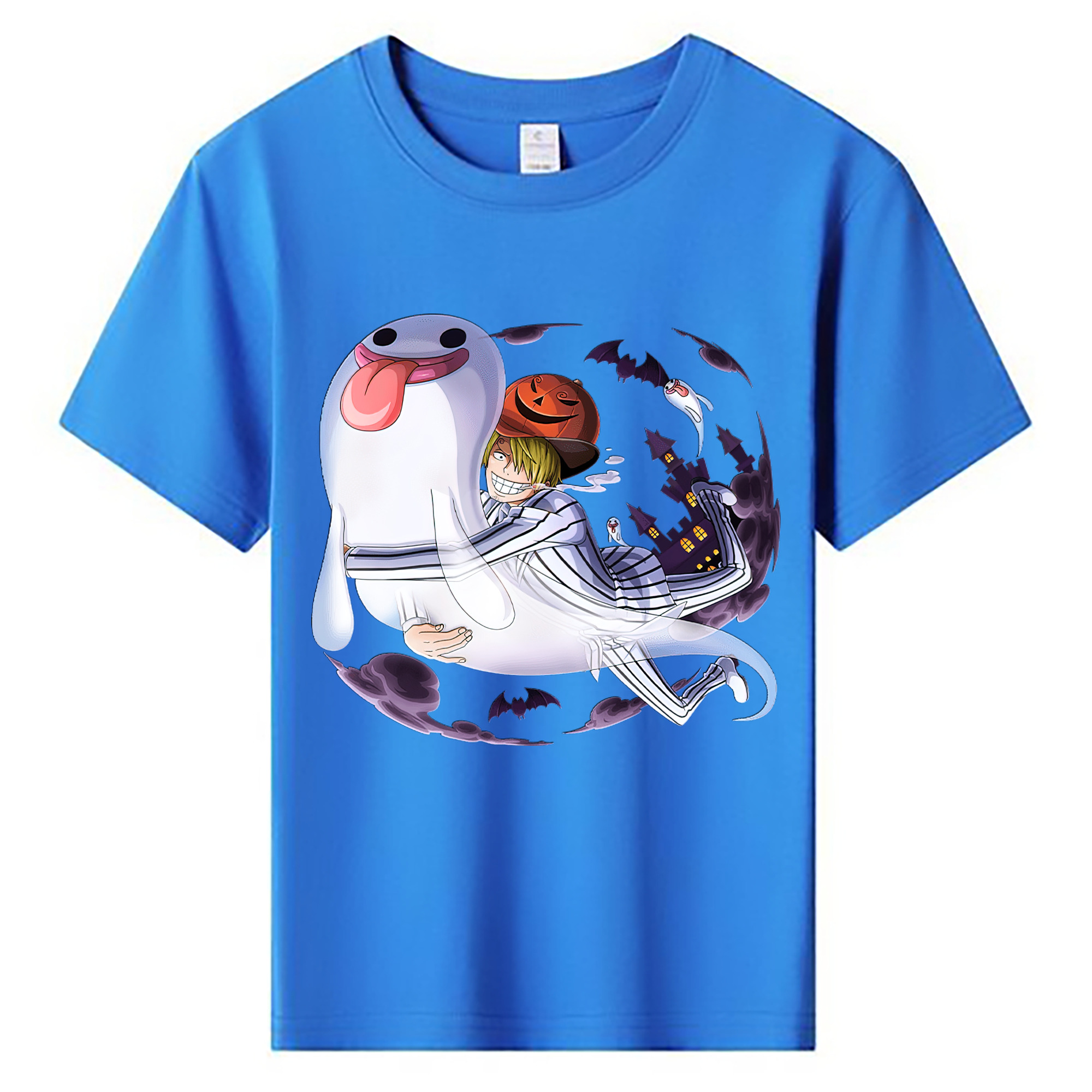 （画像用） ワンピース サンジ ONE PIECE Sanji 綿100％キッズTシャツ（フロントプリント）